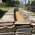Am Boden im Inneren der Trockenmauer dient ein Mergel-Sand-Gemisch zur Eiablage für Eidechsen