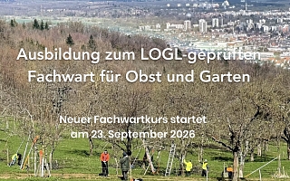 Noch freie Plätze für den Fachwartkurs " LOGL-geprüfter Fachwart für Obst und Garten" der Fachwartvereinigung Markgräflerland e.V.